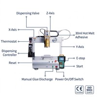 Máquina Dispensadora de Pegamento Termofusible de Escritorio de 30 ml para Fijación de Arnés, Ensamblaje de Componentes Electrónicos, Robot de Precisión de 3 Ejes Maistone