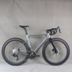 <span class=keywords><strong>Bicicleta</strong></span> Completa de Carretera TT-X42 con Freno de Disco Cuadro de <span class=keywords><strong>Carbono</strong></span> WheelTop EDS-2*12S Cambio Electrónico Ruedas de <span class=keywords><strong>Carbono</strong></span> Pintura Gris - Product Image 1
