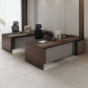 Lüks Modern L şekli yönetici ofis mobilyaları patron yöneticisi için yönetici masası ceo'su ofis President'S masası - Product Image 6