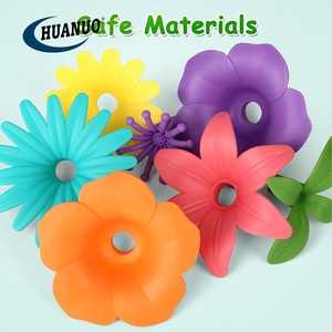 STEM教育ガーデニングは子供のためのおもちゃのふり274 PCSフラワービルディングブロック - Product Image 3