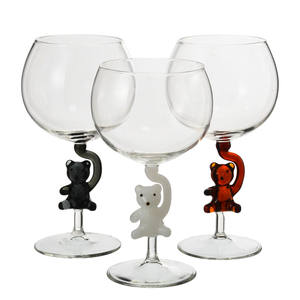 Samlife-BL24133 en gros verre à cocktail à haute teneur en borosilicate verres à ballon <span class=keywords><strong>Gin</strong></span> & Tonic personnalisés avec tige d'ours - Product Image 1