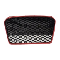 Pour Audi R8 RS Style Grille de pare-chocs avant en maille noire Matériel ABS 2012-2015 Adaptation universelle