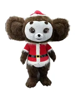 Yetişkin ve çocuklar için noel düğün şişme Polar ayı maskot kostümleri