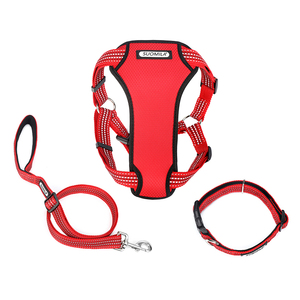 オックスフォードフレンチブルドッグ用犬用ハーネスメタルバックル3ポイントハーネス犬用強いハーネス - Product Image 3
