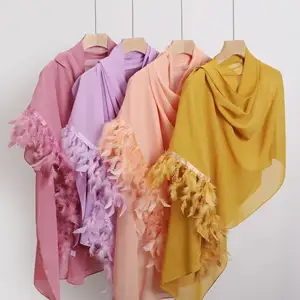 Soft Silk Satin Solid Color Women's Scarf Wrap Headscarf Shawl Long Scarf Satin Silk plume Hijab