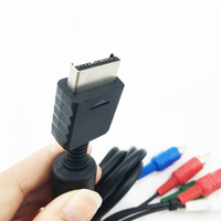 Câble audio-vidéo HDTV AV de 1,8 m/6 pieds, câble AV A/V, cordon pour adaptateur de jeu PS2 PS3 Slim