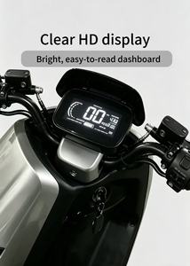 Motocicleta Eléctrica YT <span class=keywords><strong>202</strong></span>, Motor de 60V 1500W 27H, Acero Magnético, Cobre Puro, Sin Escobillas, Freno de Disco Delantero, Freno de Tambor Trasero, Altavoz NFC Dual - Product Image 6
