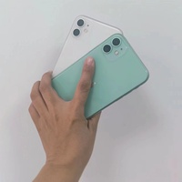 iPhone 11 d'occasion débloqué, smartphone original 64 Go/128 Go, iOS, téléphone mobile reconditionné, vente en gros