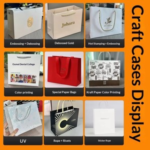 Custom Printed 250gsm Paper Shopping Bag Clothing Packaging Gift Bag Boutique Retail Paper <b>Handbag</b> Eco Friendly Bag - Product Image 6