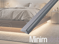 Profilé en aluminium anodisé pour bande LED, canal en aluminium pour éclairage LED, profilé triangulaire YB1021-33-1
