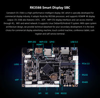 Carte de développement SBC ODM OEM Rockchip RK3566 Android 11 Linux Debian 10 1 TOPS NPU 8 Go RAM WiFi5 Gigabit Ethernet pour caisse enregistreuse