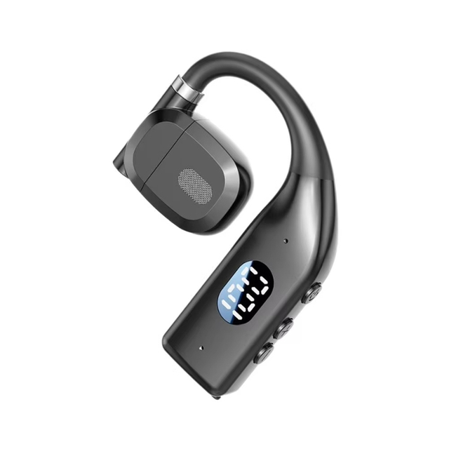 2026 New D21 Blue-tooth 5.4 Ear Hook Wireless Earbuds HiFi Stereo Noise Reduction Gaming Sports Headphones With Mic LED Display