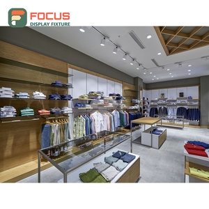 One-Stop Service Brand Store Powder Coated Metal Wall Display Unit Odm Supplier Apparel Store - Product Image 5