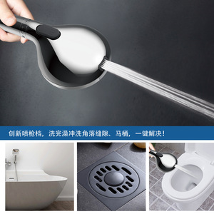 Juego de cabezal de ducha portátil con 10 funciones, pulverizador de masaje, presurización de lluvia, filtro antiobstrucción y cromado para baño - Product Image 3