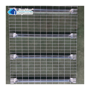 La pile résistante de stockage d'entrepôt étire le Decking de grillage en acier de Protection contre la corrosion pour le support de palette - Product Image 2