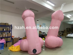 Decorazione per Festa dell'Ultimo Sera, Modello di Pene Rosa Gonfiabile, Palloncino a Forma di Pene Sexy per Pubblicità in Discoteca - Product Image 2