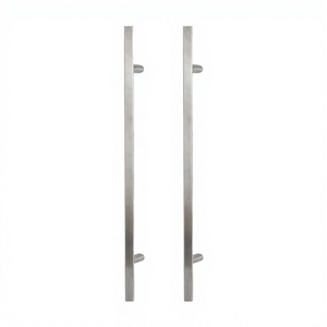 Manija de Vidrio Cuadrada para Ventana Exterior, Moderna, Minimalista, de Lujo, en Acero Inoxidable SS304, Ambidiestra, Fácil Instalación, 3 Años de Garantía - Product Image 2