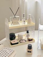 Support de rangement multifonctionnel en plastique pour la cuisine, la chambre à coucher, la salle de bain, le salon, l'organisation de bijoux, l'acrylique, les accessoires de table.