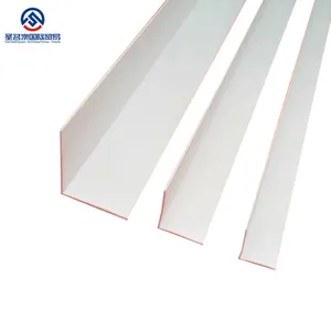 Standard Shape PVC Corner L Angle Profile Strip For Wall Corner L Shape Rigid Pvc Profile