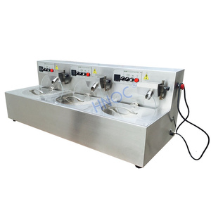 Couvercle de coulée continue par pulvérisation Moule 5kg Moule 15kg Mini <span class=keywords><strong>Tempereuse</strong></span> a <span class=keywords><strong>Chocolat</strong></span> Melt Chocolate Temper Machine - Product Image 6