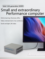 Mini PC de aleación de aluminio, estructura de refrigeración sin ventilador, Gaming de escritorio, procesador N5105, el mejor precio