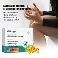 Capsules pour hémorroïdes, fabrication OEM, étiquette privée acceptable, extrait de plantes naturelles, apaisant la zone péri-anale, soin contre les démangeaisons et la douleur