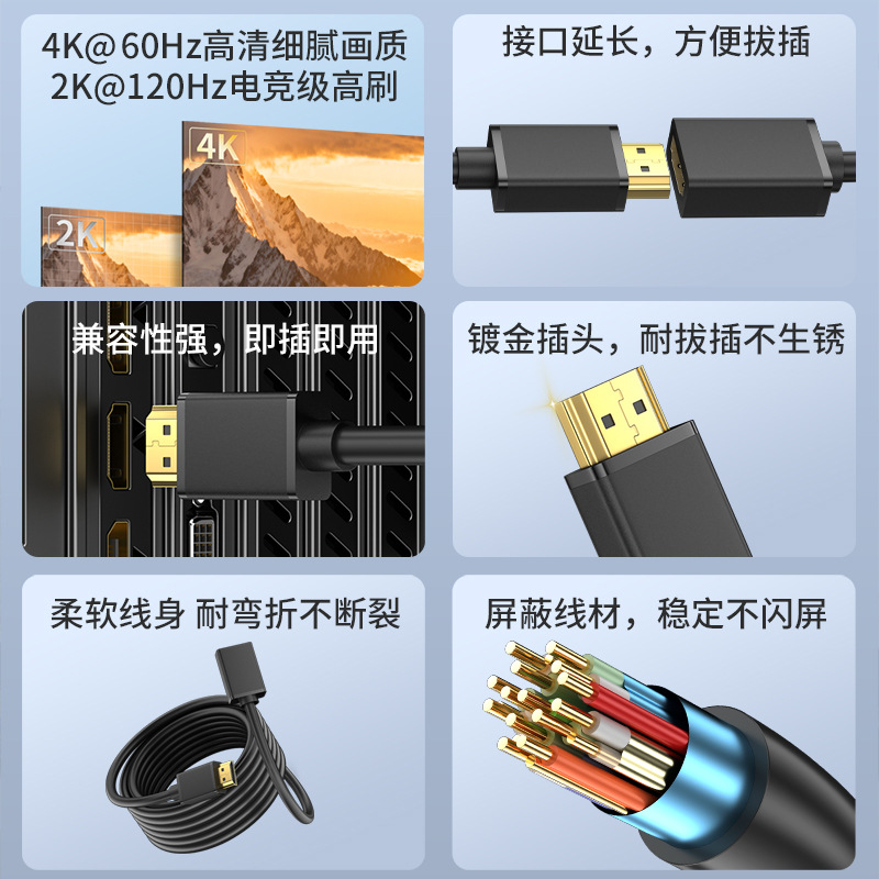 Câble d'extension HDMI [4K 60Hz]