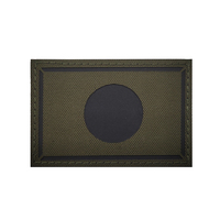 Drapeau du Japon en nylon noir à couleurs IR, découpe laser, patch réfléchissant pour sac à dos tactique et chemise