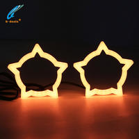 Luces LED Dinámicas de Flujo de Color RGB Universales, Señales de Giro, Ojos de Ángel, Halos de Estrella