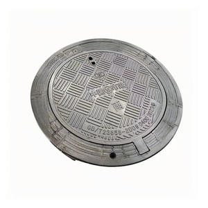 EN124 C250 D400 E600 중량급 안정성 강화 연성 주철 사각 및 원형 맨홀 커버 블랙 ZHENHAN 브랜드 - Product Image 3