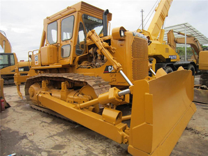 Bulldozer sur chenilles Caterpillar D7G d'occasion, faible nombre d'heures de fonctionnement, qualité supérieure pour la construction routière municipale - Product Image 6