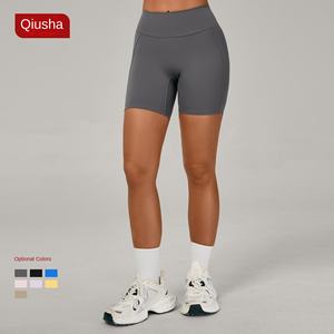 Pantalones cortos deportivos de Yoga de nuevo estilo, pantalones cortos de entrenamiento ajustados de cintura alta, pantalones de Yoga transpirables de cadera de melocotón de secado rápido para correr - Product Image 3