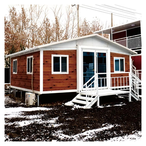 Rumah Kontainer Mobile 3 Kamar Tidur yang Dapat Diperluas, Rumah Prefabrikasi Kecil yang Dapat Diperluas, Rumah Modular Baja untuk Ruang Tamu - Product Image 1