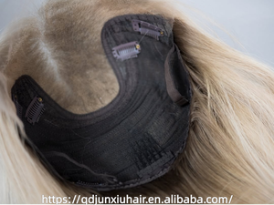 Peluca de Cabello Eslavo con Encaje Frontal sin Pegamento, Color Rubio 613, con Encaje HD Invisible, Pre-Desplumada, de Aspecto Natural, para Mujeres Blancas, Uso Diario - Product Image 4