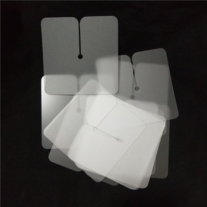 100pcs scudi del protettore di calore <span class=keywords><strong>per</strong></span> estensione dei capelli PVC singolo foro distanziatore separatore quadrato parrucchiere Styling parrucchiere - Product Image 3