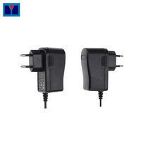 Adaptateur de voyage mural certifié CE ETL Hua Yi Teng, chargeur de batterie DC 5V2A 12V1A 6V2A 8.4V1A 24V, lumière LED 12W PC