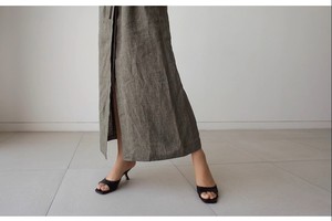 <span class=keywords><strong>Robe</strong></span> d'été décontractée pour femmes en coton à manches longues - <span class=keywords><strong>Robe</strong></span> tunique bohème de plage avec ceinture à la taille, écologique - Product Image 4