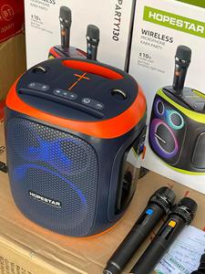 Hopestar Party130ファミリートロリーブルー歯カラオケスピーカーステレオ屋外ワイヤレスサブウーファーポータブルTwsオーディオマイク付き - Product Image 5