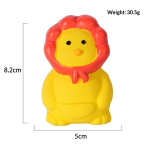 Jouet à mâcher indestructible pour chien, résistant aux morsures, jouet interactif en latex, design mignon de dessin animé pour chiens en pleine dentition - Product Image 6