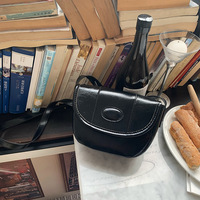 Bolso Retro Coreano de PU, Nueva Textura, Moderno, Versátil, para Uso Diario, Invierno, Otoño, Verano, Impermeable, Portátil, de un Solo Hombro