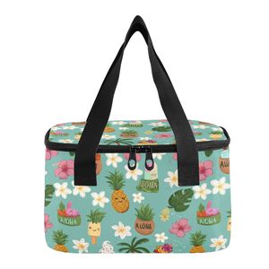 Hawaii Print <b>Cooler</b> Summer Portable Insulated Lunch Bag Aloha <b>Cooler</b> Box <b>Mini</b> Insulated Lunch Bag for Beach Camping - Product Image 1