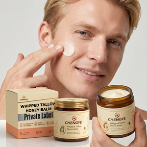 Baume hydratant multi-usages au suif de bœuf nourri à <span class=keywords><strong>l</strong></span>'herbe et au miel, avec huile d'olive, texture fouettée, <span class=keywords><strong>pour</strong></span> peaux sujettes à <span class=keywords><strong>l</strong></span>'acné - Product Image 3