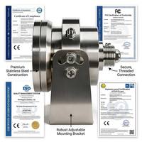 Caméra de véhicule anti-explosion en acier inoxydable 304 ExdCT6 IP67 étanche AHD 1080P 12-24V pour camions de transport de pétrole et de produits chimiques