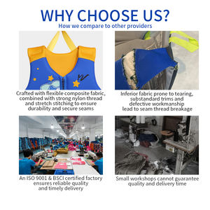 شهادة CE مخصصة للأطفال Neoprene طفل صغير سترة عائمة لتدريب السباحة سترة حياة الطفل رغوة EPE - Product Image 5