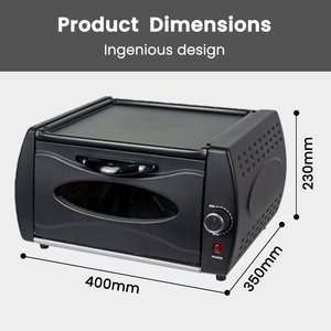 فرن تندوري كهربائي للمطابخ المنزلية والفندقية، شائع الاستخدام لتحميص الخبز وخبز البيتزا مع وظيفة التسخين - Product Image 5