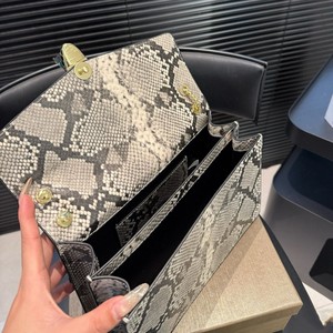 Snakeskin Pattern Women's Shoulder Bag Horizontal <b>Square</b> Single Strap Zipper Closure Fashion Everyday Use Spring 2026 - Product Image 4