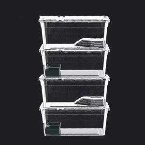 Caja de Cría de Serpientes Transparente Portátil Faunario Terrario para Reptiles y Anfibios Incluyendo Dragón Barbudo Araña y Rana - Product Image 5