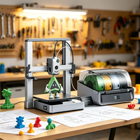 Printer 3D FDM Mini Desktop Creality Hi Menawarkan Kecepatan Tinggi dan Presisi Tinggi untuk Prototipe DIY yang Kreatif