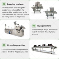 Machine de découpe automatique de gâteaux, de burgers, de produits surgelés, de mini-pains de panure, de nuggets de poulet, avec moule de pressage pour ligne de production