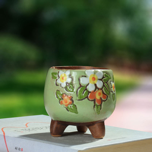 Creativo carino dipinto succulento vaso <span class=keywords><strong>di</strong></span> ceramica decorazione per la casa vaso <span class=keywords><strong>di</strong></span> <span class=keywords><strong>fiori</strong></span> per le piante - Product Image 5